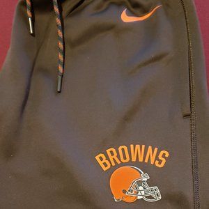 NFL Nike Cleveland Browns on-field sweat pants.